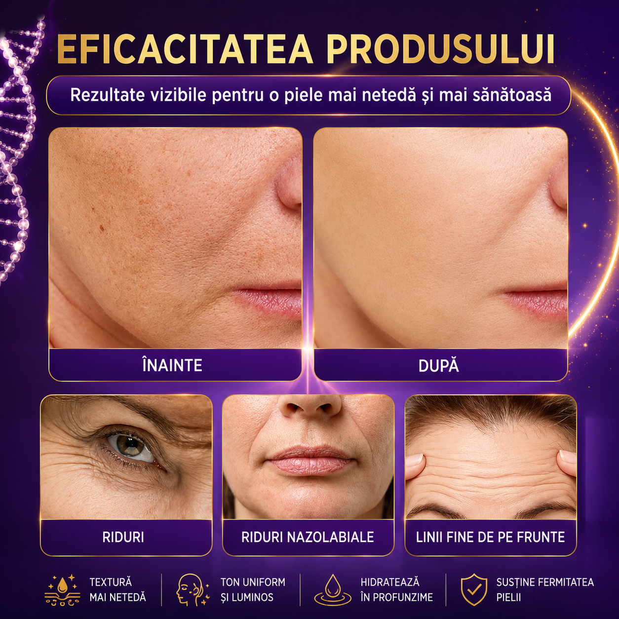 Cremă Magică 10-în-1 pentru o piele fermă, hidratată și vizibil întinerită